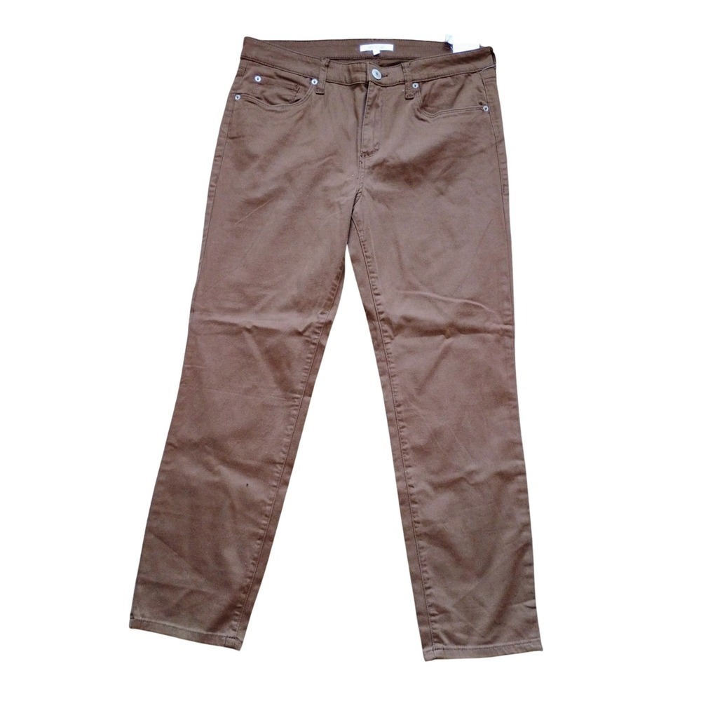 NWT STS Blue Riley Slim Boyfriend Pants – Brown | Size 31 | High Rise